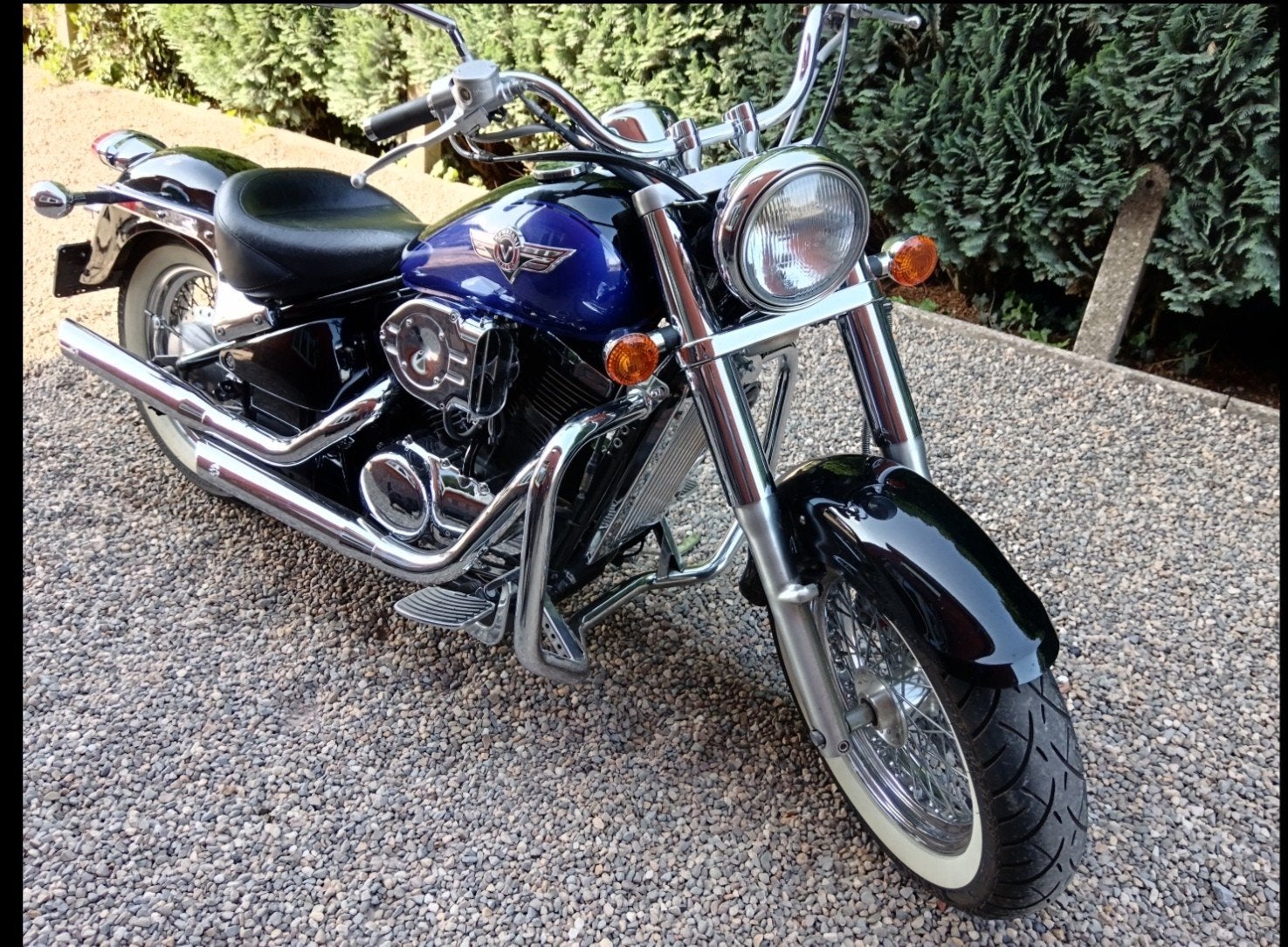 Kawasaki vn 800 Mustang zadel hypercharger falcon uitlaat, Motoren, 2 cilinders, Sportuitlaat, Occasion, Chopper