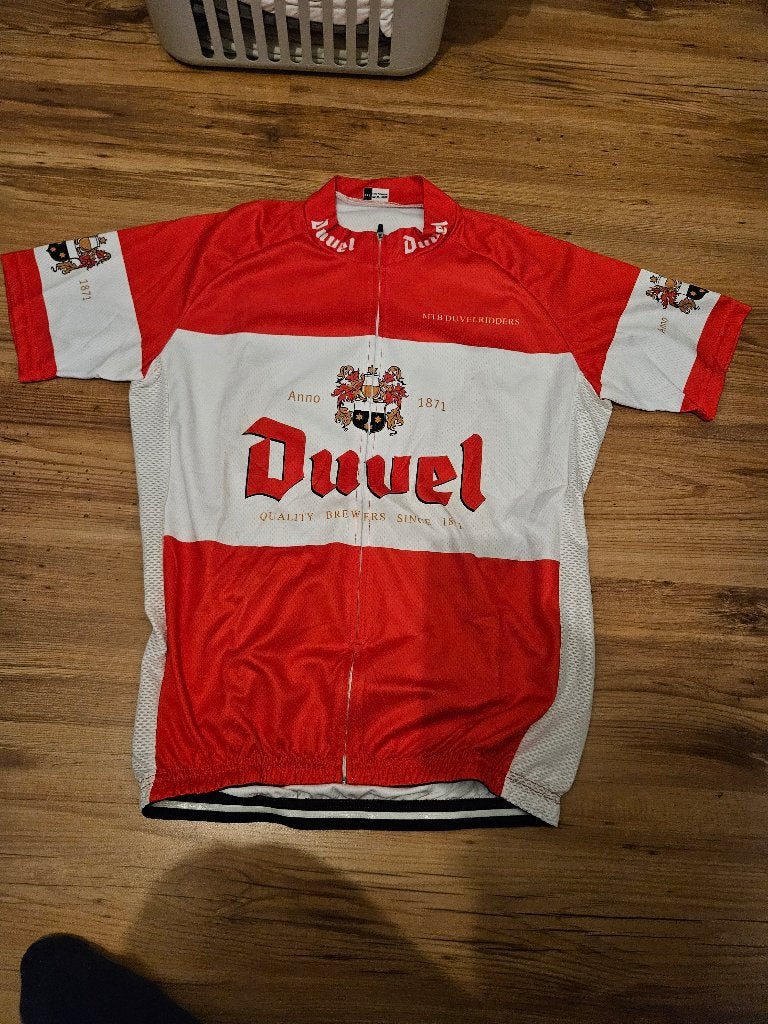 Wielershirt DUVEL, Ophalen of Verzenden, Zo goed als nieuw, Kleding