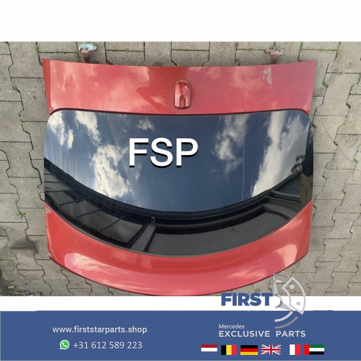 A2927400105 W292 C292 GLE COUPÉ ACHTERKLEP COMPLEET ORIGINEE, Auto-onderdelen, Interieur en Bekleding, Gebruikt, -, Ophalen of Verzenden