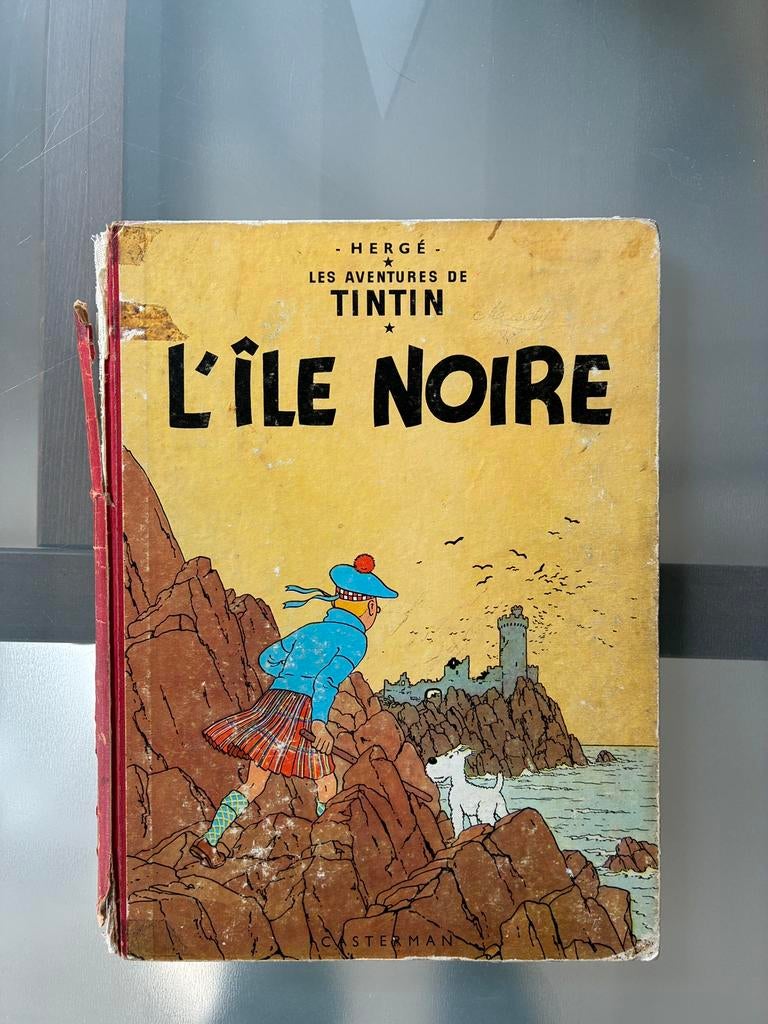 BD Tintin l’île noire B29 1960 . BD de collection, Enlèvement, Utilisé