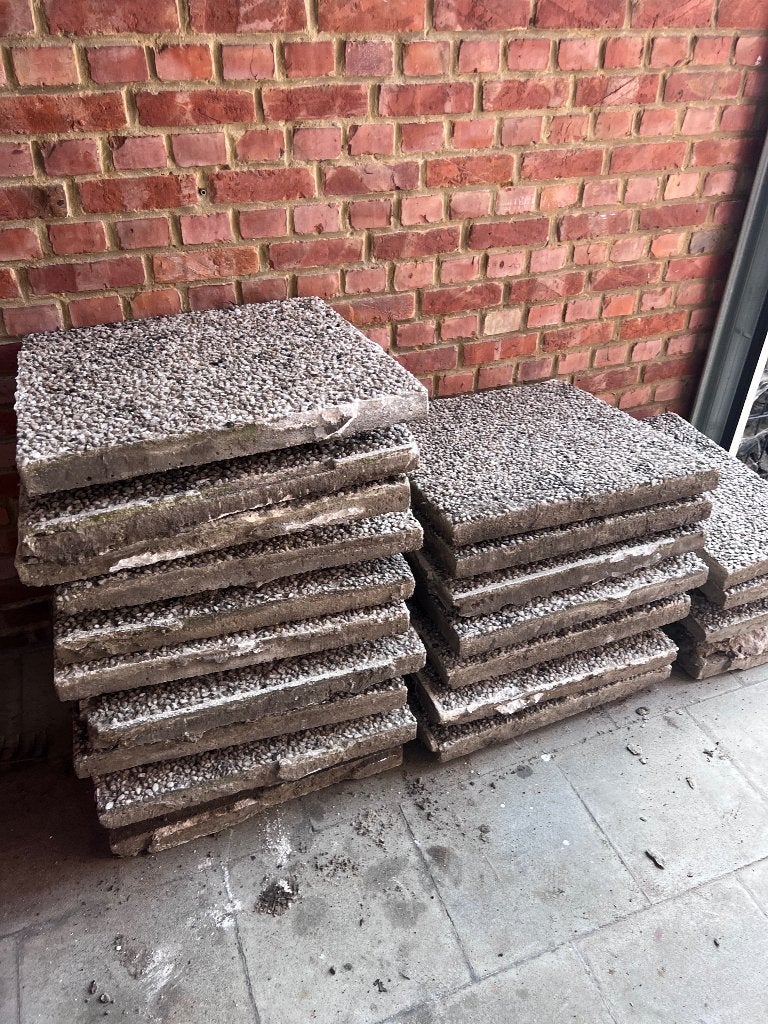 Tegels oprit, Tuin en Terras, Tegels en Klinkers, Ophalen, Gebruikt, Overige typen, 10 m² of meer