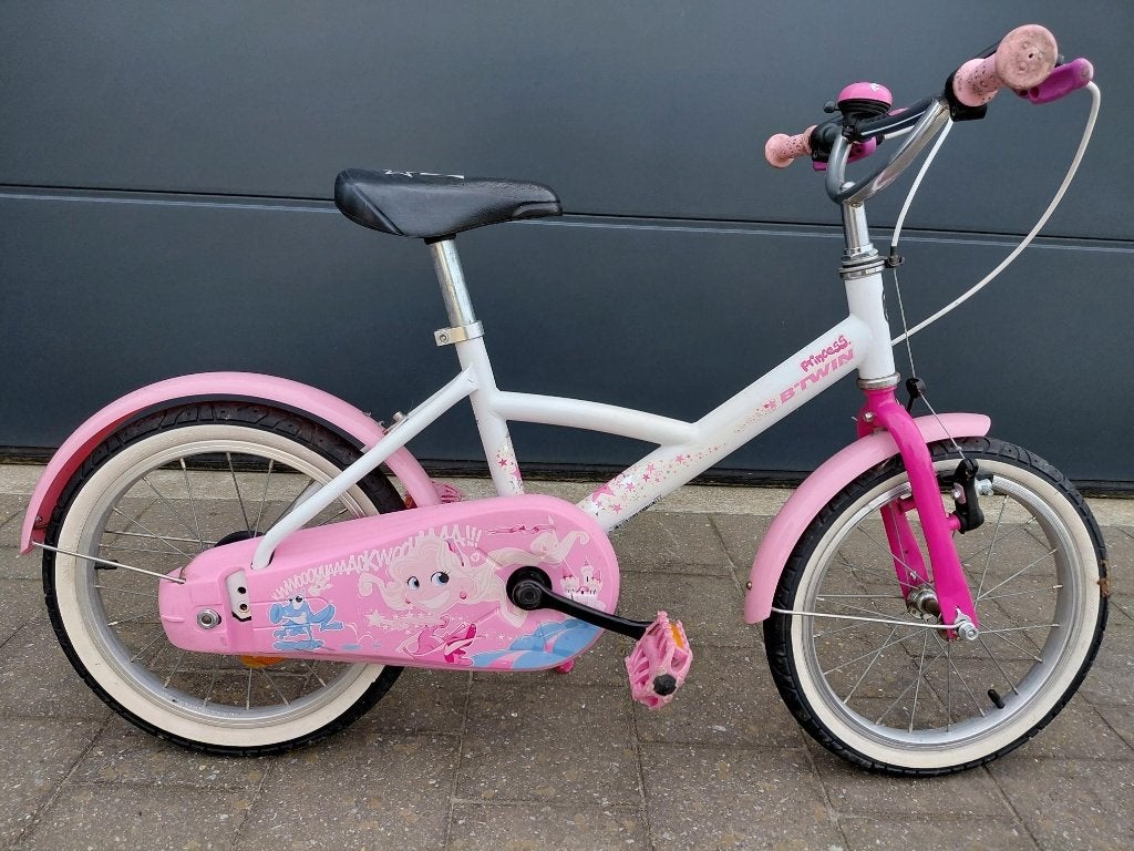PERFECTE KINDERFIETS IN ROZE KLEUR, Ophalen, Velgrem, Decathlon, Minder dan 16 inch
