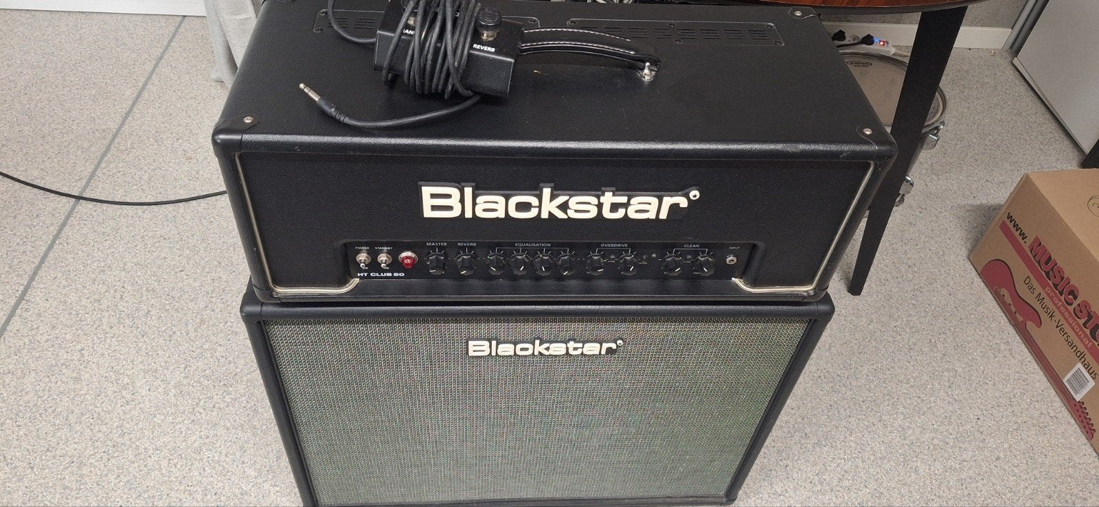blackstar HT 50 club Mk1 + Venue HTV-212 2x12, Ophalen, Zo goed als nieuw, Gitaar, 50 tot 100 watt