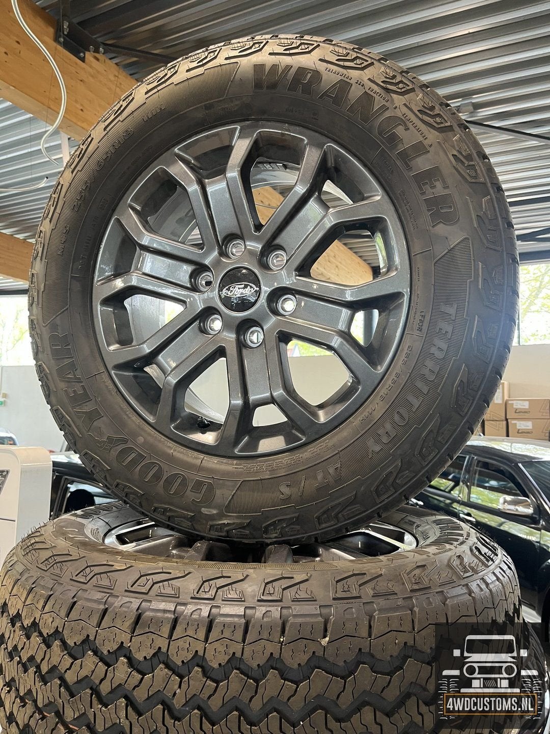 Velgen 18 inch en banden set 4x  ford ranger 2017- 2025  18, Pneus et Jantes, -, Véhicule de tourisme, -