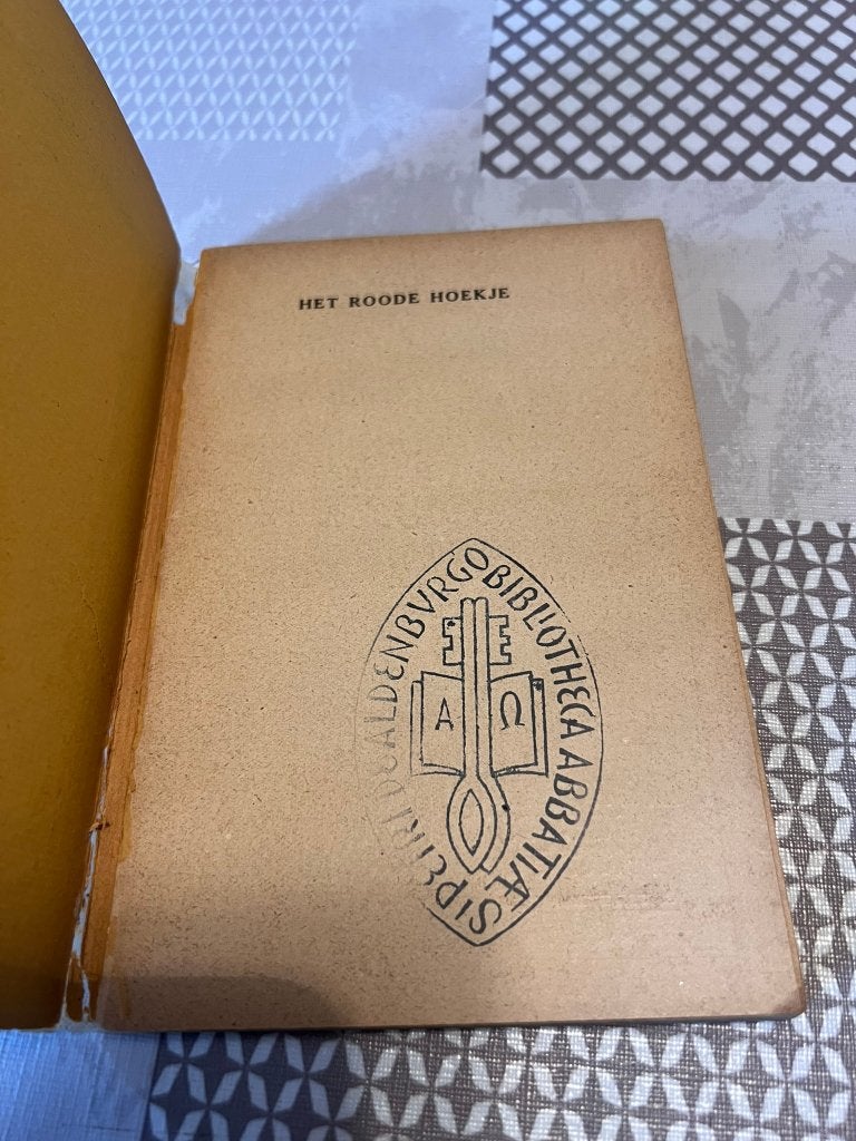 Het roode hoekje door Willem Eekelers *Rare*, Antiek en Kunst, Ophalen of Verzenden, Willem Eekelers