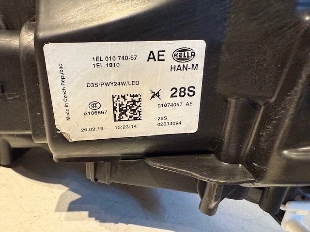 AUDI A3 S3 8V KOPLAMP XENON LINKS 1EL010740571, Auto-onderdelen, Gebruikt, -, -, -