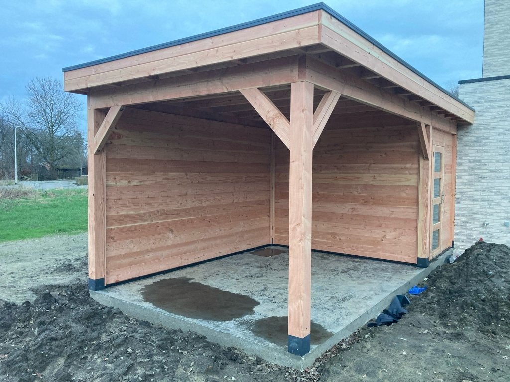 Maisons de jardin, cabanes en rondins et structures en bois, 500 cm ou plus, Envoi, Neuf, 200 à 400 cm