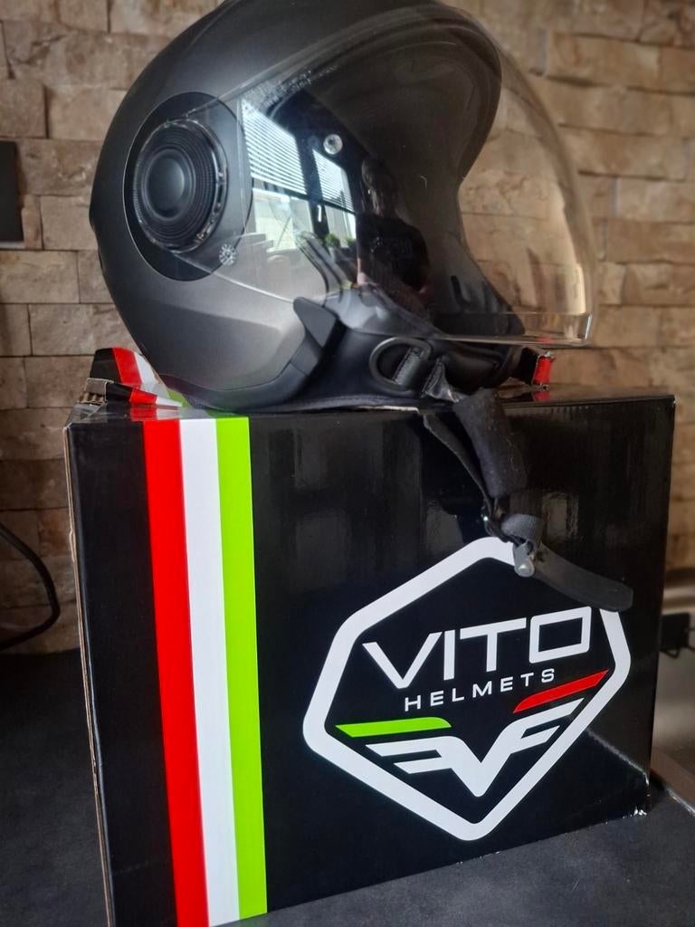 Helm maat s weinig gebruikt donkergrijs, Ophalen, Zo goed als nieuw, Small, Vito
