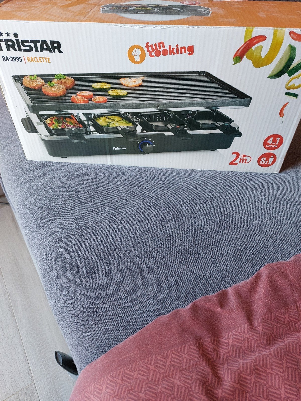 Tristar raclette, Ophalen