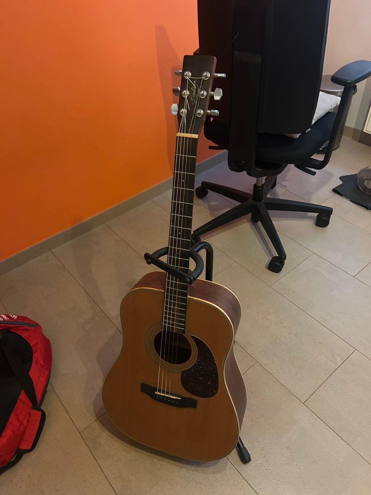 Hudson akkoestische gitaar, Ophalen of Verzenden, Gebruikt