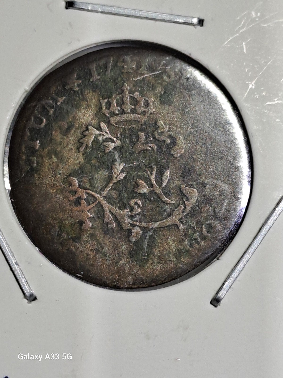 Françe-Louis XV-Double sol 1741-billon/argent, Enlèvement ou Envoi, France, Monnaie en vrac, Argent