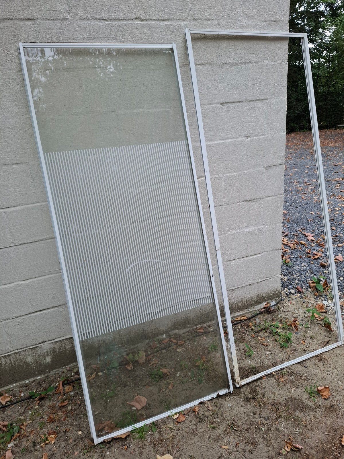 douchedeur met kader, Ophalen, Gebruikt, Minder dan 80 cm, Overige typen