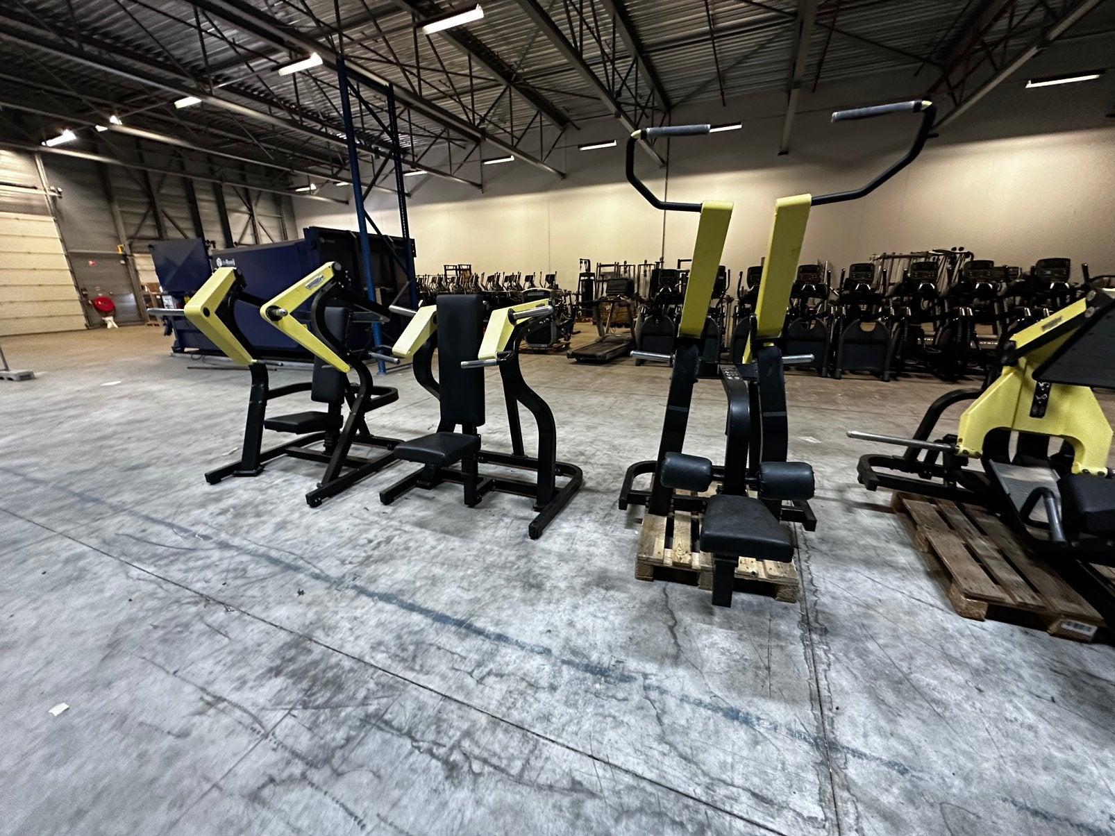 4 Technogym Pure Strength Plate Loaded,Legpress ,Chest Press, Ophalen, Gebruikt, Benen, Krachtstation