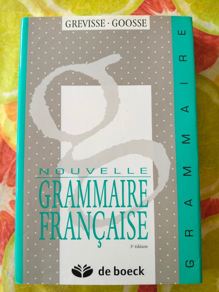 Livre de grammaire, Français, Comme neuf, Enlèvement, Secondaire