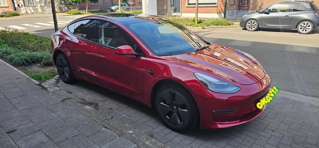 Tesla Model 3 – 2022 – 350 kW – Autopilot – Als Nieuw, Auto's, Automaat, Zwart, Leder, Elektrisch