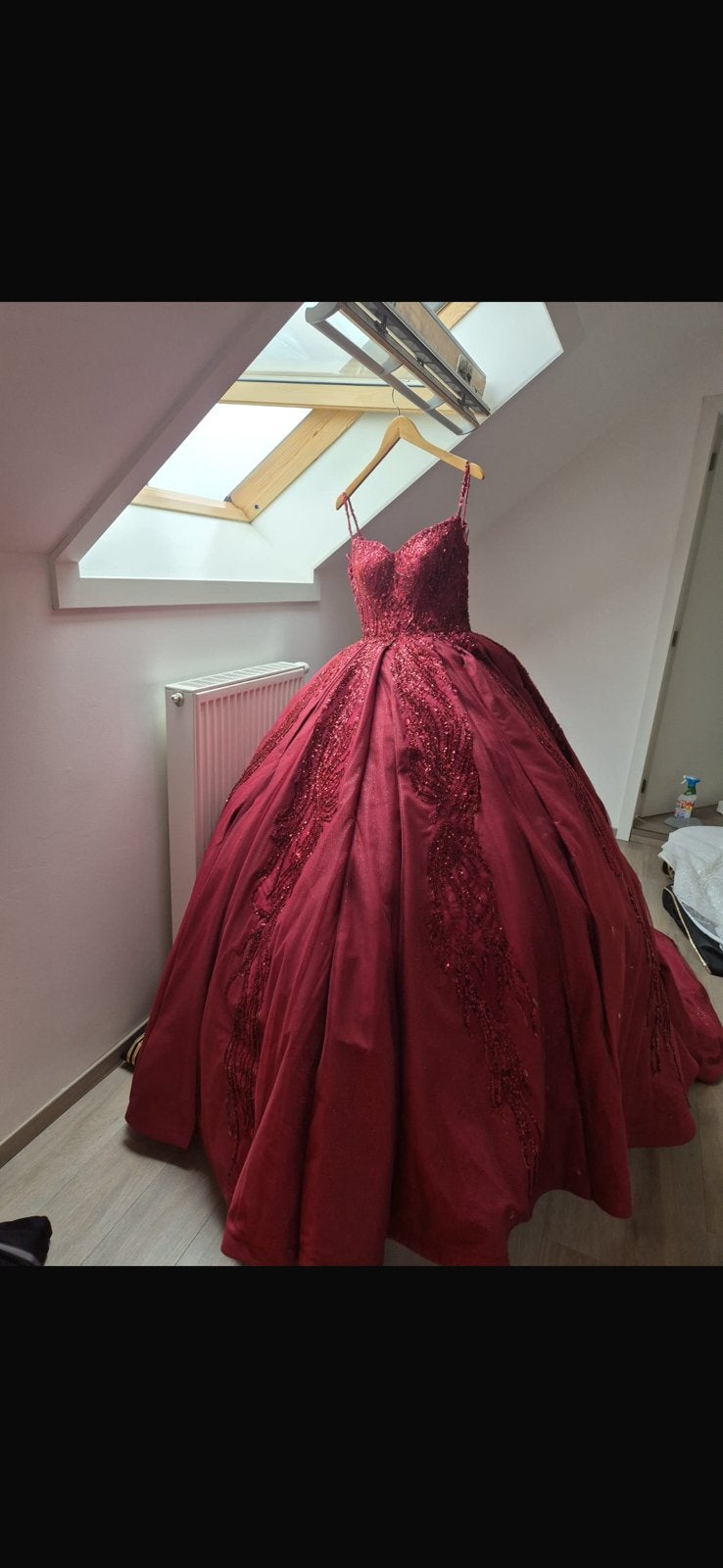 Rode henna jurk teouw, Kleding | Dames, Trouwkleding en Trouwaccessoires, Ophalen of Verzenden, Zo goed als nieuw