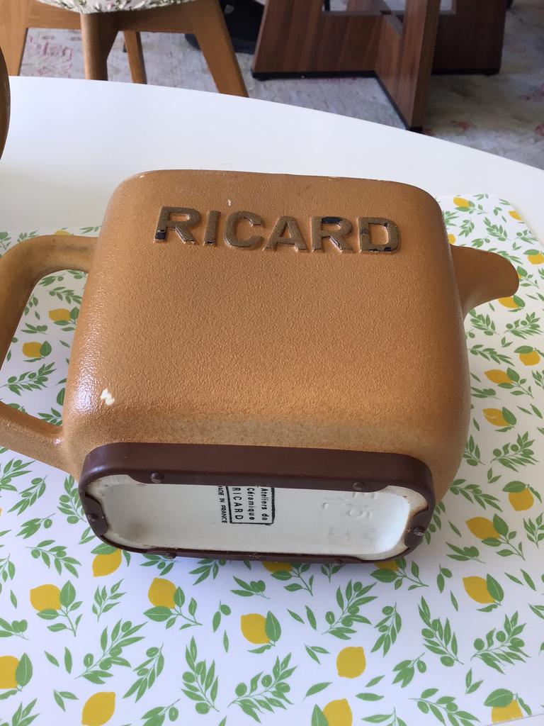 Echte originele gestempelde Ricard karaf, Antiek en Kunst, Ophalen of Verzenden