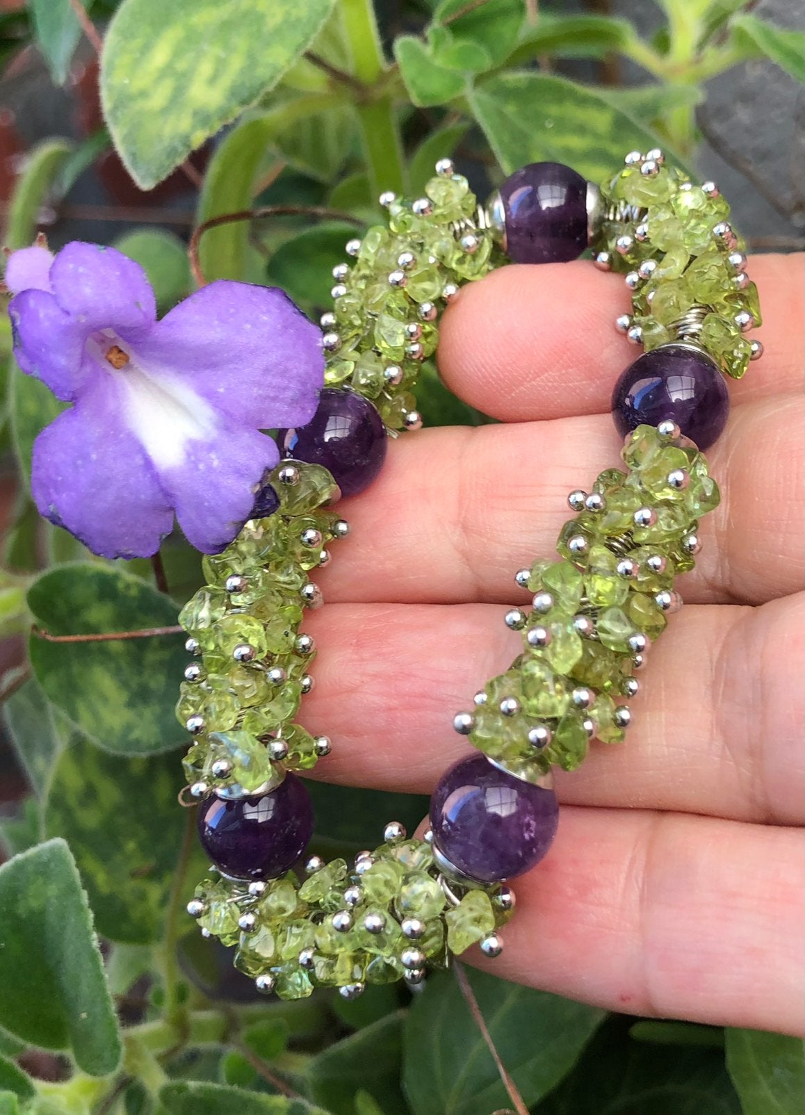 Bracelet en période et améthyste, Enlèvement ou Envoi