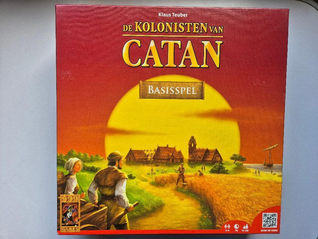 De Kolonisten van Catan basisspel, Hobby en Vrije tijd, Gezelschapsspellen | Bordspellen, Zo goed als nieuw, Drie of vier spelers