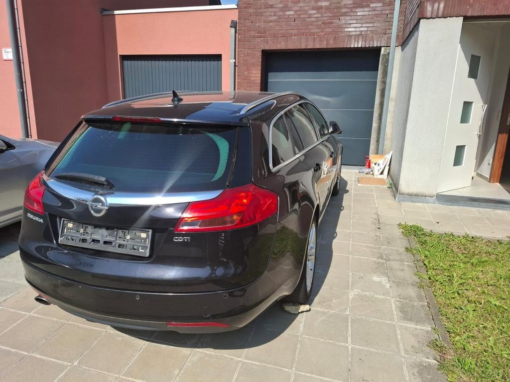 opel insignia, Auto's, Voorwielaandrijving, Zwart, Zwart, Leder