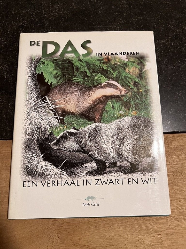 De Das in Vlaanderen, een verhaal in Zwart en Wit - Criel, Dirk Criel, Ophalen of Verzenden, Zo goed als nieuw, Overige diersoorten