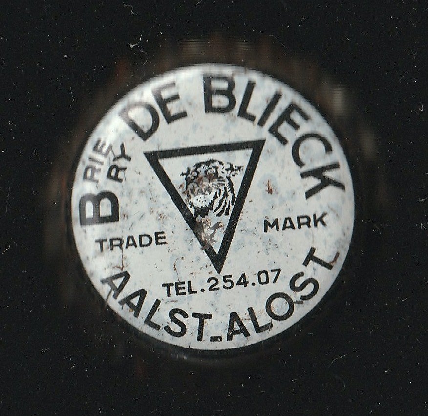 Oude bier kroonkurk De Blieck Aalst met kurk, Ophalen of Verzenden, Zo goed als nieuw, Overige typen