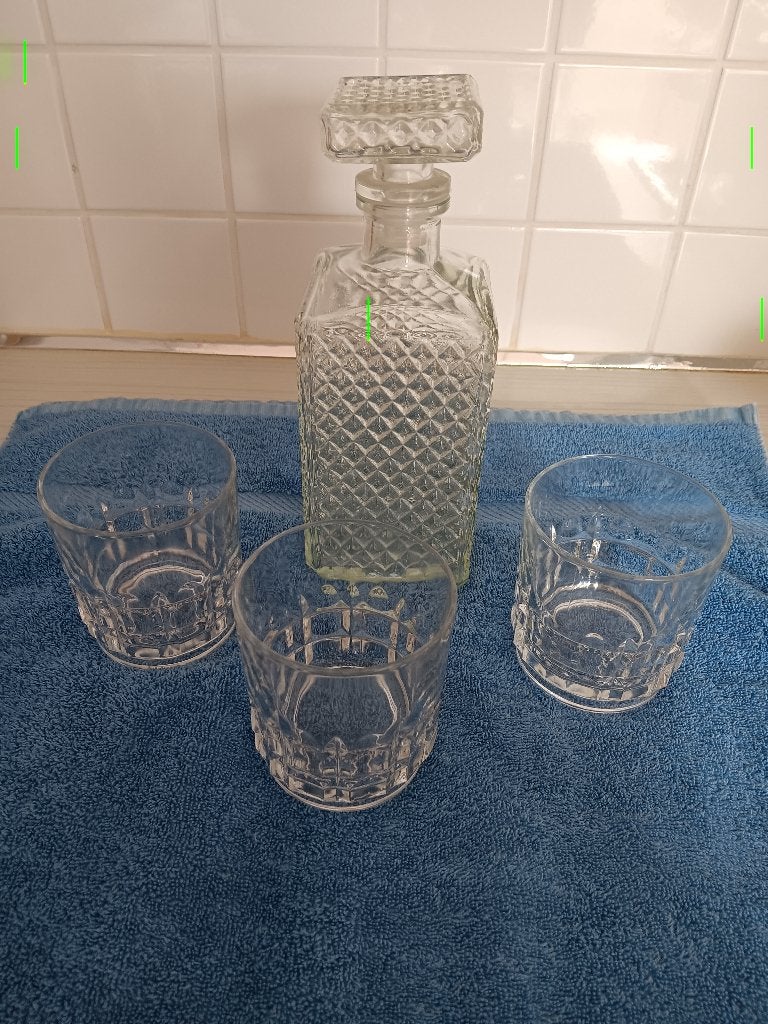 Karaf en 3 whisky glazen in mooie staat, Ophalen, Zo goed als nieuw, Overige typen