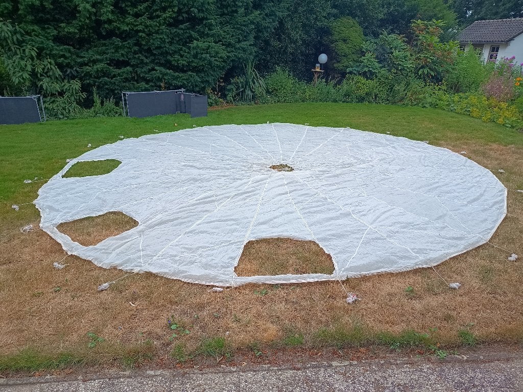 reserve parachute canopy 1955 steerable modification, Collections, Enlèvement ou Envoi, Autres, Autres types