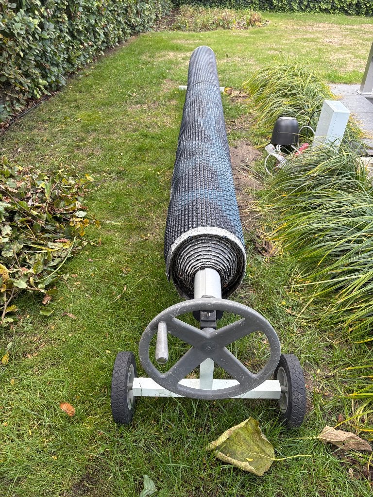 Zwembadafdekking, Ophalen, Gebruikt, Afdekzeil
