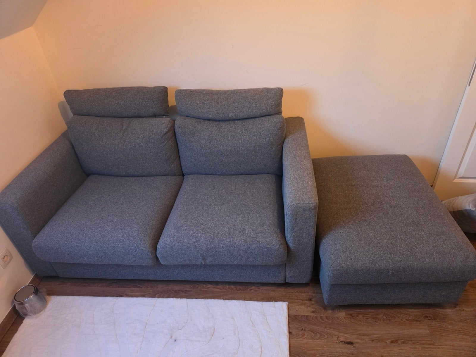 ikea vimle 2 zitsbank met hoofdsteun en voetenbank, Maison & Meubles, Canapés | Coins salons complets, Enlèvement