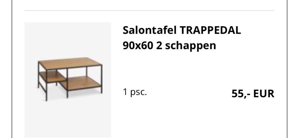 Salontafel en hall kast, Enlèvement, Neuf