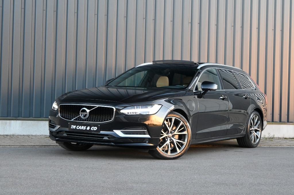 Volvo V90 T8 Hybrid LED, HUD, pilot, 360Cam, Pano Trekh AWD, Auto's, Volvo, Automaat, V90, 4 cilinders, 1969 cc