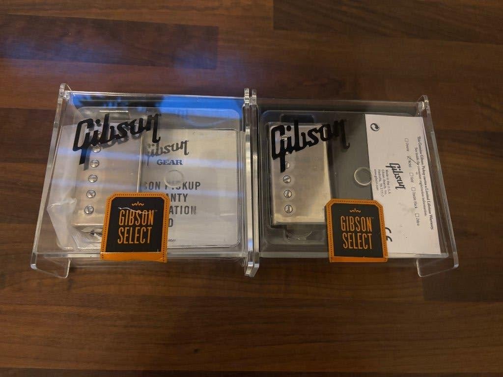 Gibson Custombuckers set nieuw custom shop (ruil?), Muziek en Instrumenten, Ophalen, Nieuw, Elektrische gitaar