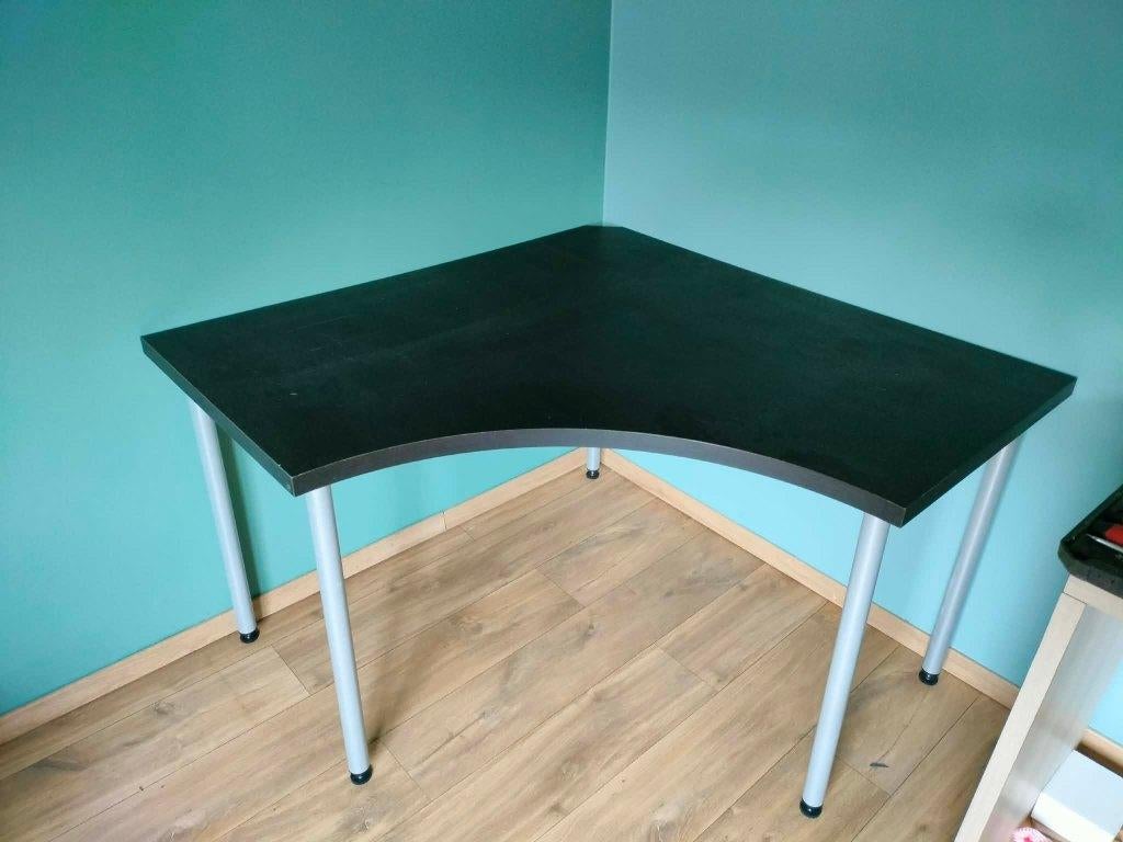 Zwarte IKEA hoekbureau, Utilisé, IKEA, Enlèvement, Noir