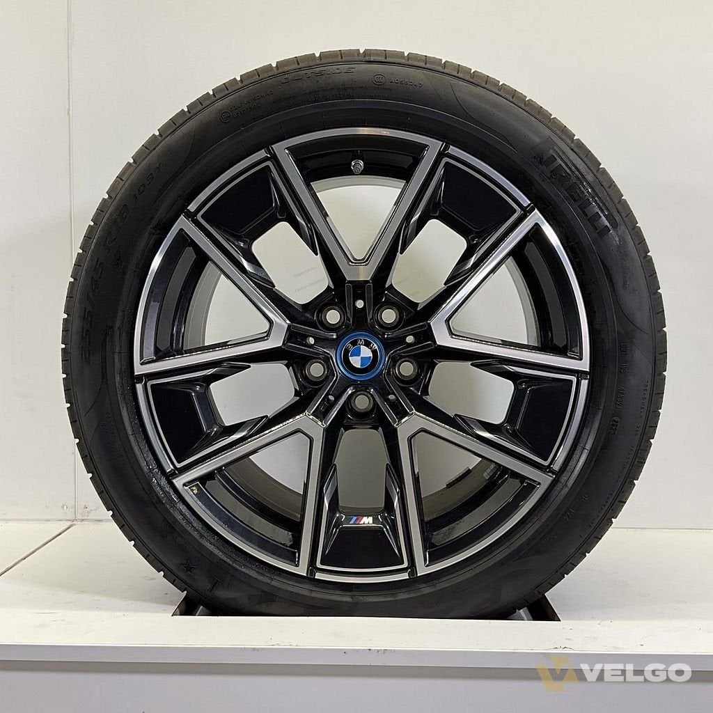 BMW 4 SERIE G26 I4 G26 SET VELGEN + ZOMERBANDEN 18 INCH ORIG, Auto-onderdelen, 18 inch, -, -, Banden en Velgen