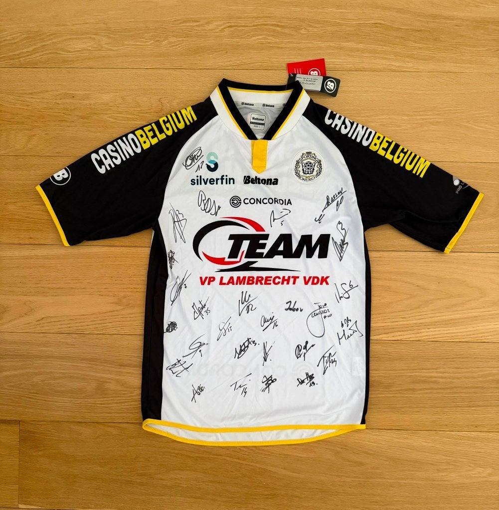 KSC Lokeren 2018/2019 domicile, neuf & signé, Taille L, Enlèvement ou Envoi, Neuf, Maillot
