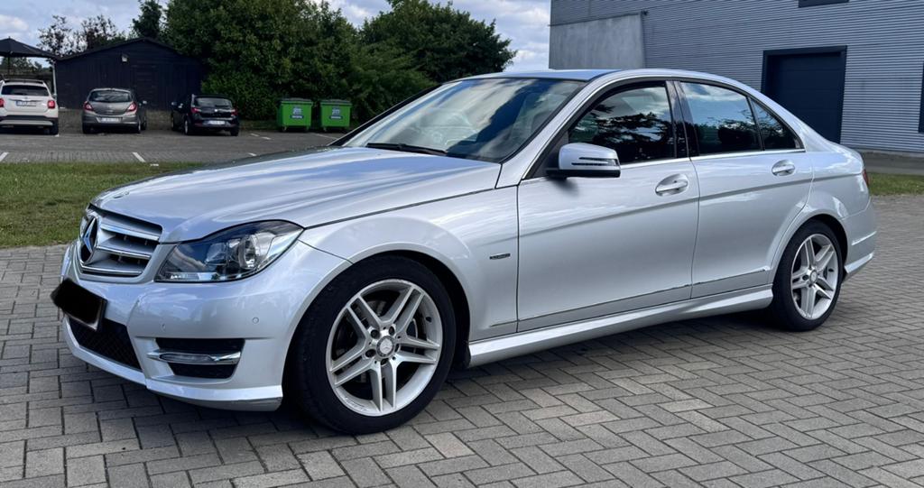 Mercedes C180 2.2CDI AMG 2012 Avantgarde GEKEURD!, Auto's, Euro 5, Zwart, 5 deurs, Particulier