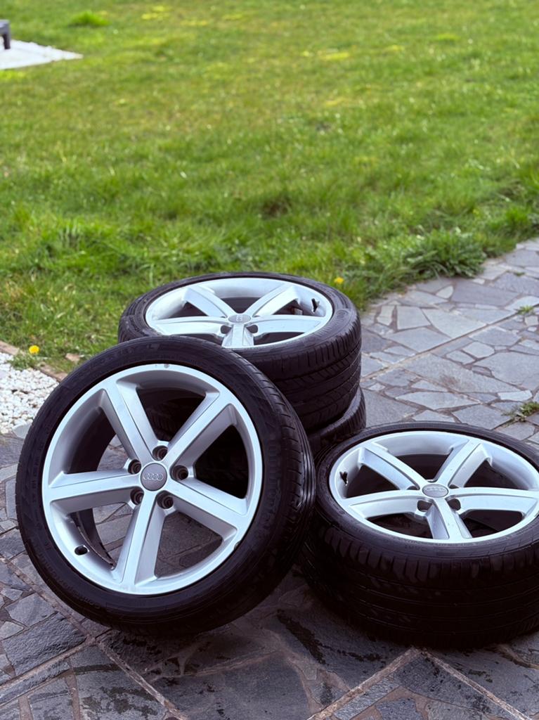 AUDI S - LINE ALU VELGEN ( ZOMER ) 245/40/18, Auto-onderdelen, Ophalen, Velg(en)