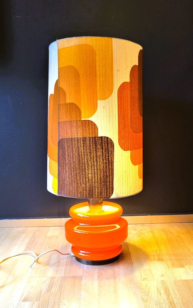 💕Design vloer- of tafellamp 70', Oranje, 80 cm, Zo goed als nieuw, Design