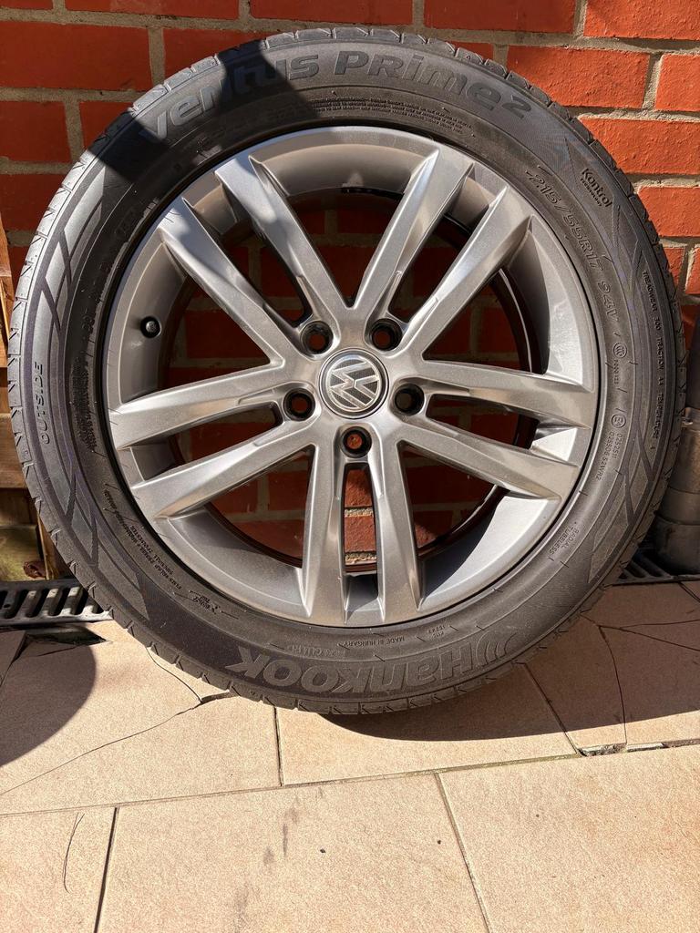 4 velgen volkswagen touran 17 inch topstaat!, Autos : Pièces & Accessoires, Pneus & Jantes, Enlèvement, 17 pouces, Pneu(s)