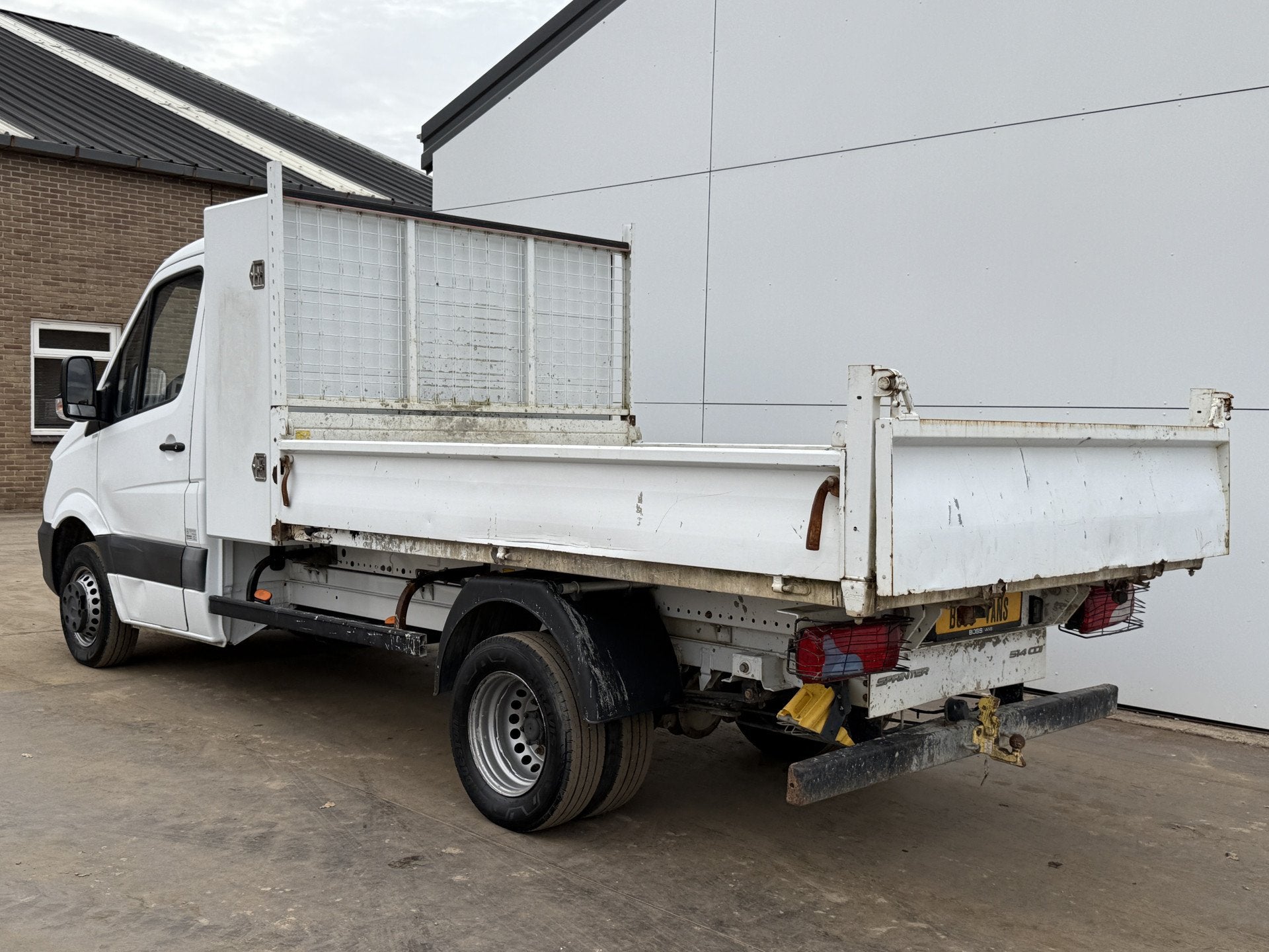 Mercedes-Benz Sprinter 514 2.2 CDI Kipper Open Laadbak Dubbe, Achterwielaandrijving, Gebruikt, 4 cilinders, Wit