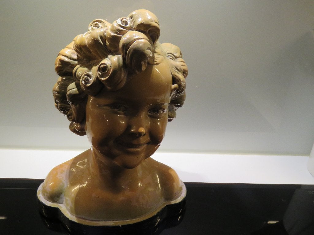 Buste Shirley Temple F Coffin, Ophalen of Verzenden, Gemerkt, Gips, Buste