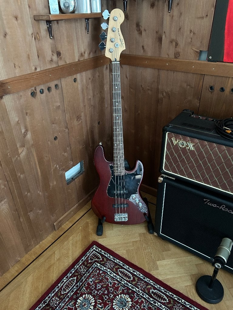 Basse de jazz Squier, Musique & Instruments, Enlèvement, Utilisé, Électrique