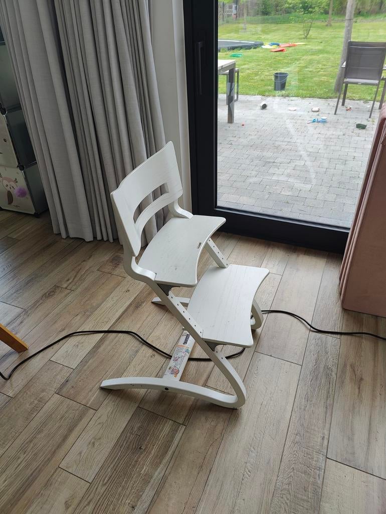 Kinderstoel Leander wit, Kinderen en Baby's, Ophalen