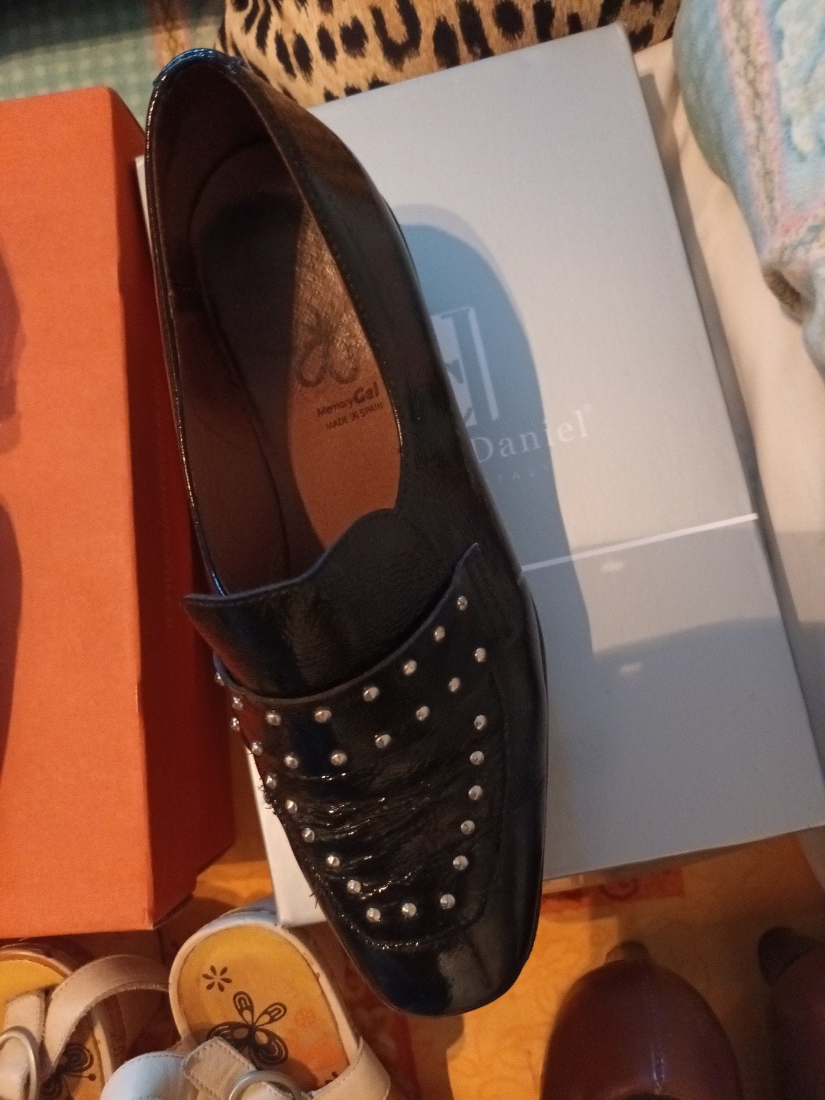 nieuw paar platte comfortabele schoenen  n, Ophalen of Verzenden, Zwart