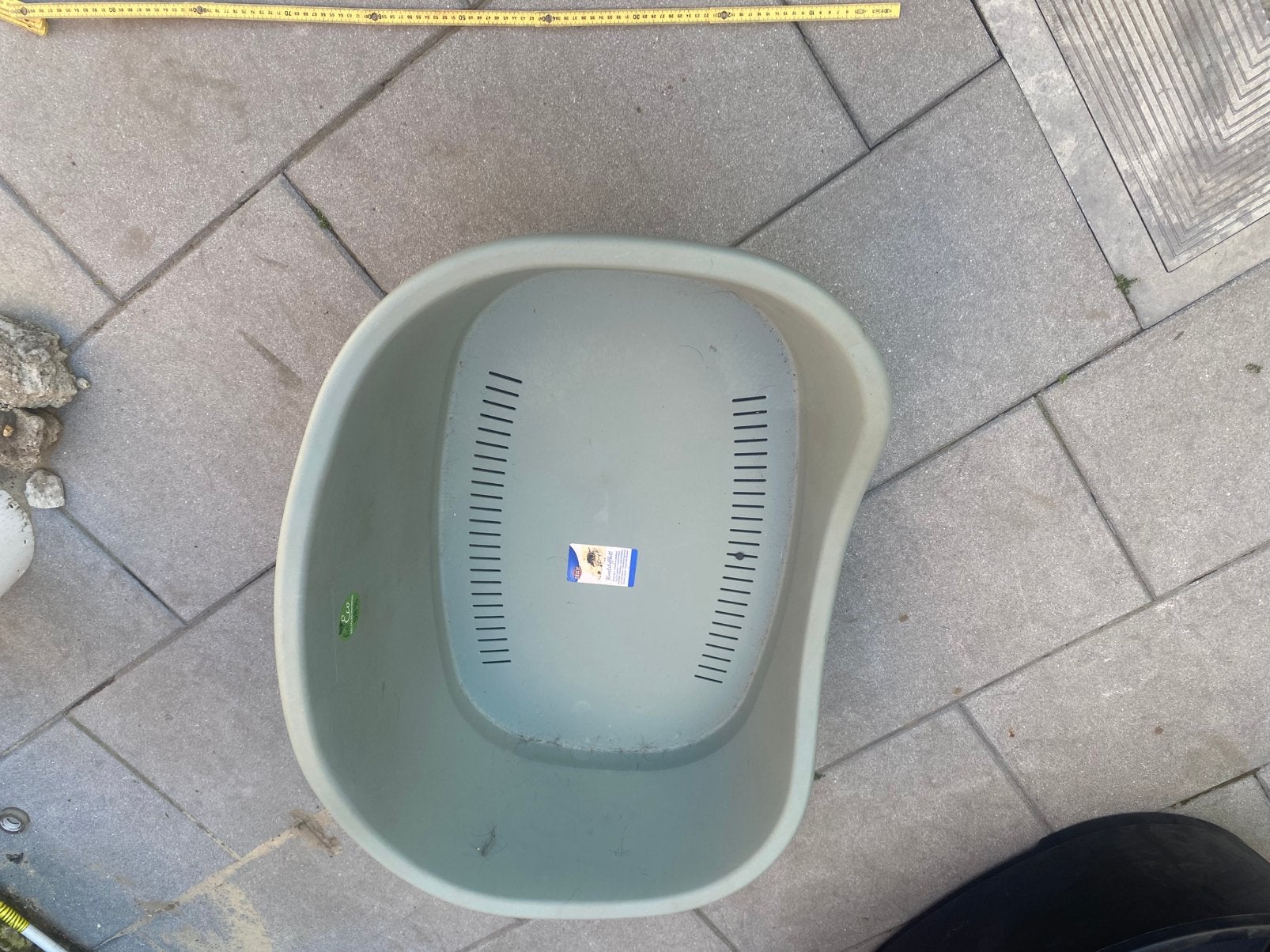 Hondenmand in kunststof ca 100 x 60, Dieren en Toebehoren, Ophalen, Zo goed als nieuw
