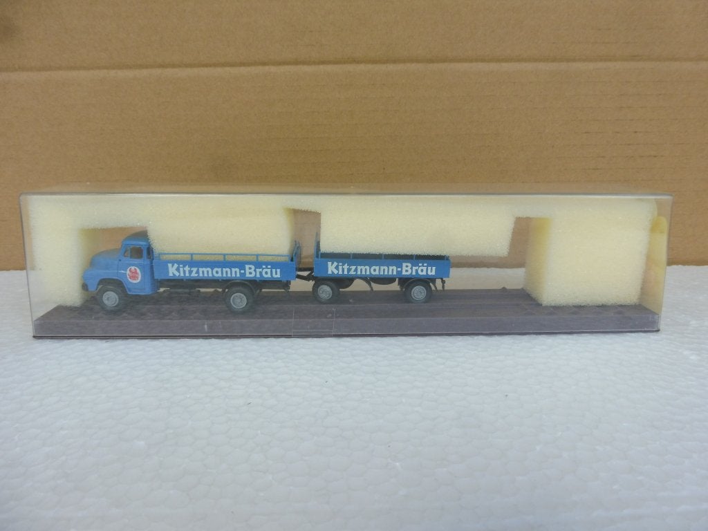 1:87 Brekina 4856 MAN 520  Kitzmann bier, Hobby en Vrije tijd, Ophalen of Verzenden, Zo goed als nieuw, Bus of Vrachtwagen, Brekina