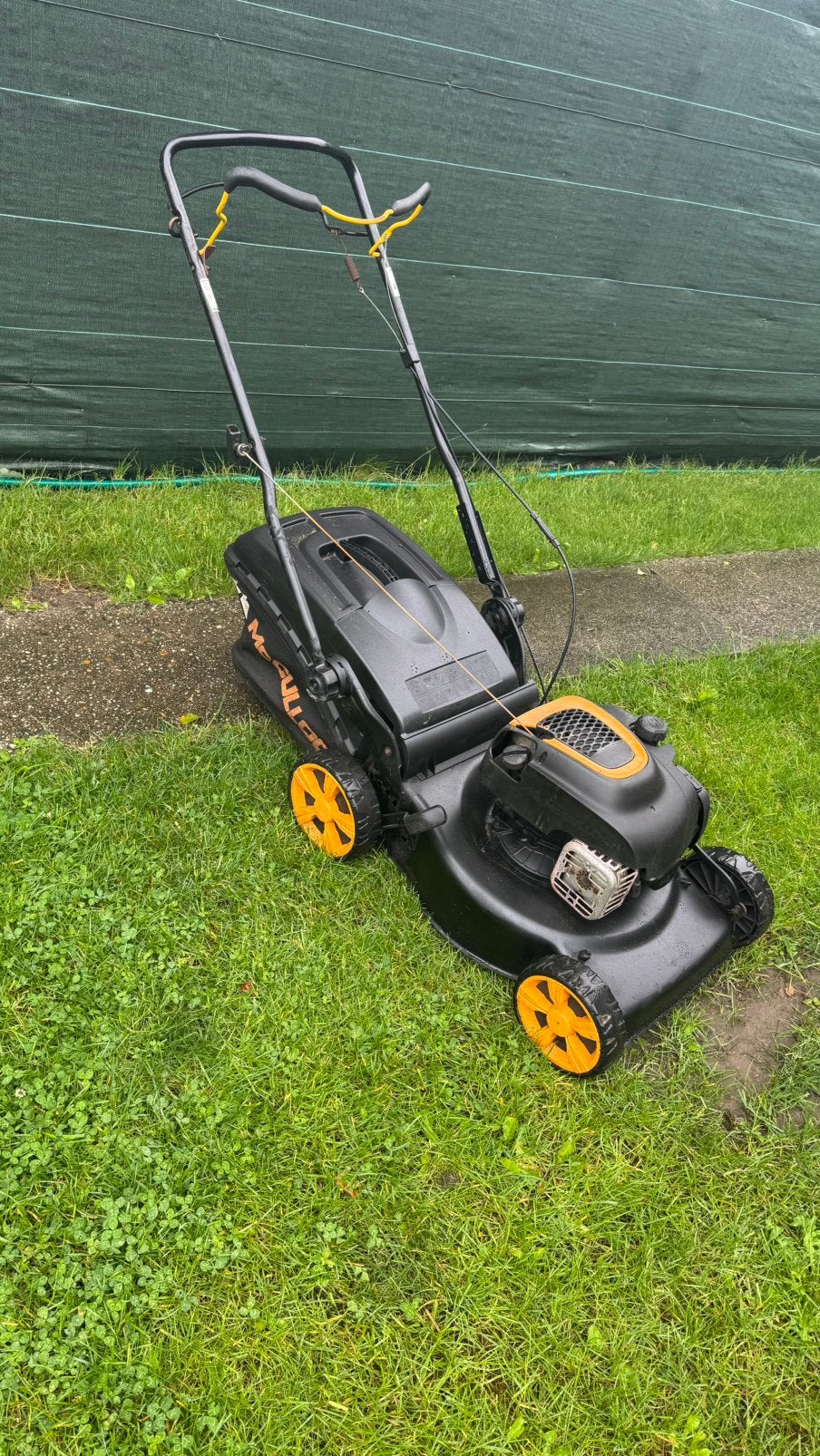 Benzine grasmaaier, Tuin en Terras, Ophalen, Gebruikt, 40 t/m 49 cm, Opvangzak