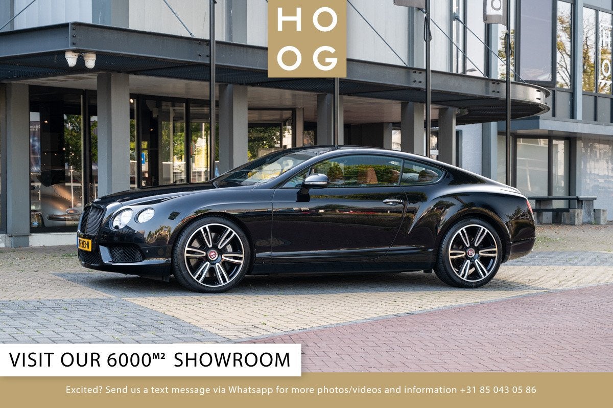 Bentley Continental GT 4.0 V8 Mulliner (bj 2012, automaat), Auto's, Gebruikt, 8 cilinders, Continental, Zwart