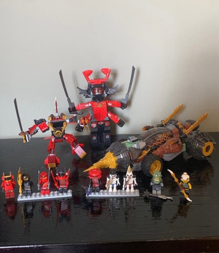2 set Lego Ninjago (complet), Enlèvement ou Envoi, Ensemble complet, Comme neuf, Ninjago